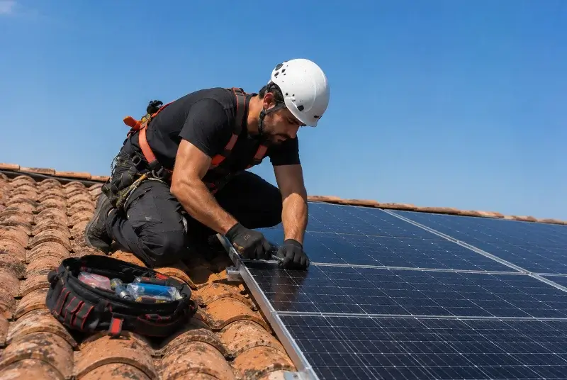 Maintenance et monitoring de panneaux solaires à Cruseilles
