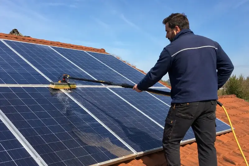 Nettoyage et entretien de panneaux solaires à Cruseilles